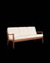 Senator 3-seater sofa in teak by Ole Wanscher, Denmark, 1950s.