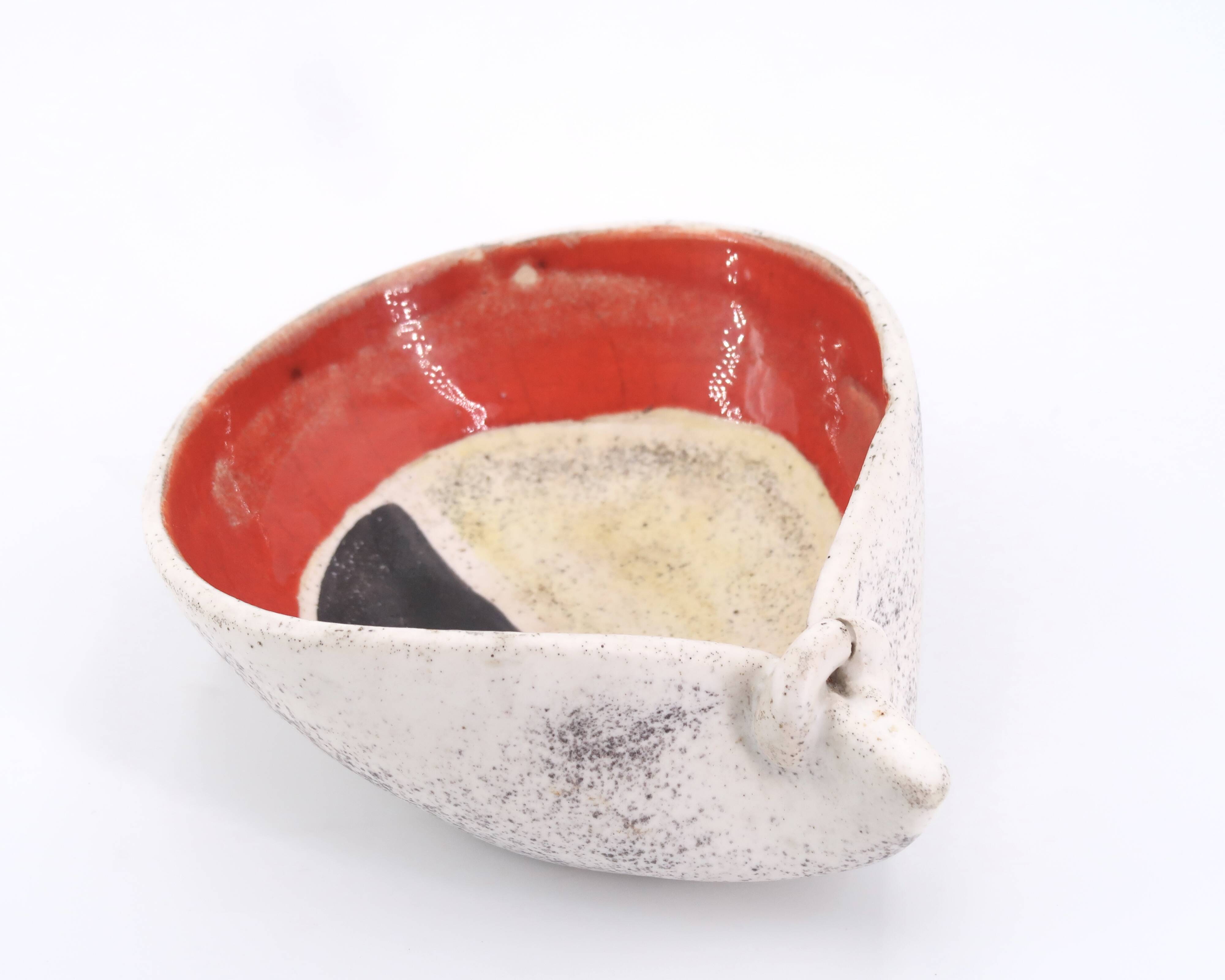 Empty ceramic pocket abstract decoration by Mado Jolain