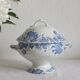 Ironstone tureen, "Snowball" pattern, Saint Amand et Hamage