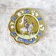 1900 ceramic dish Sarreguemines