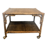 Rattan coffee table