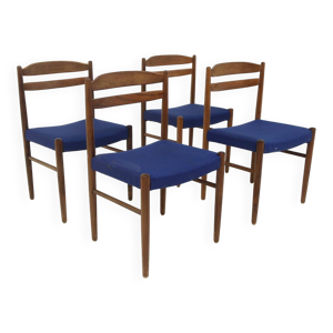 set de 4 chaises en palissandre,