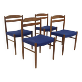 Set of 4 chairs in rosewood, Albin Johansson, Sweden, 1960.