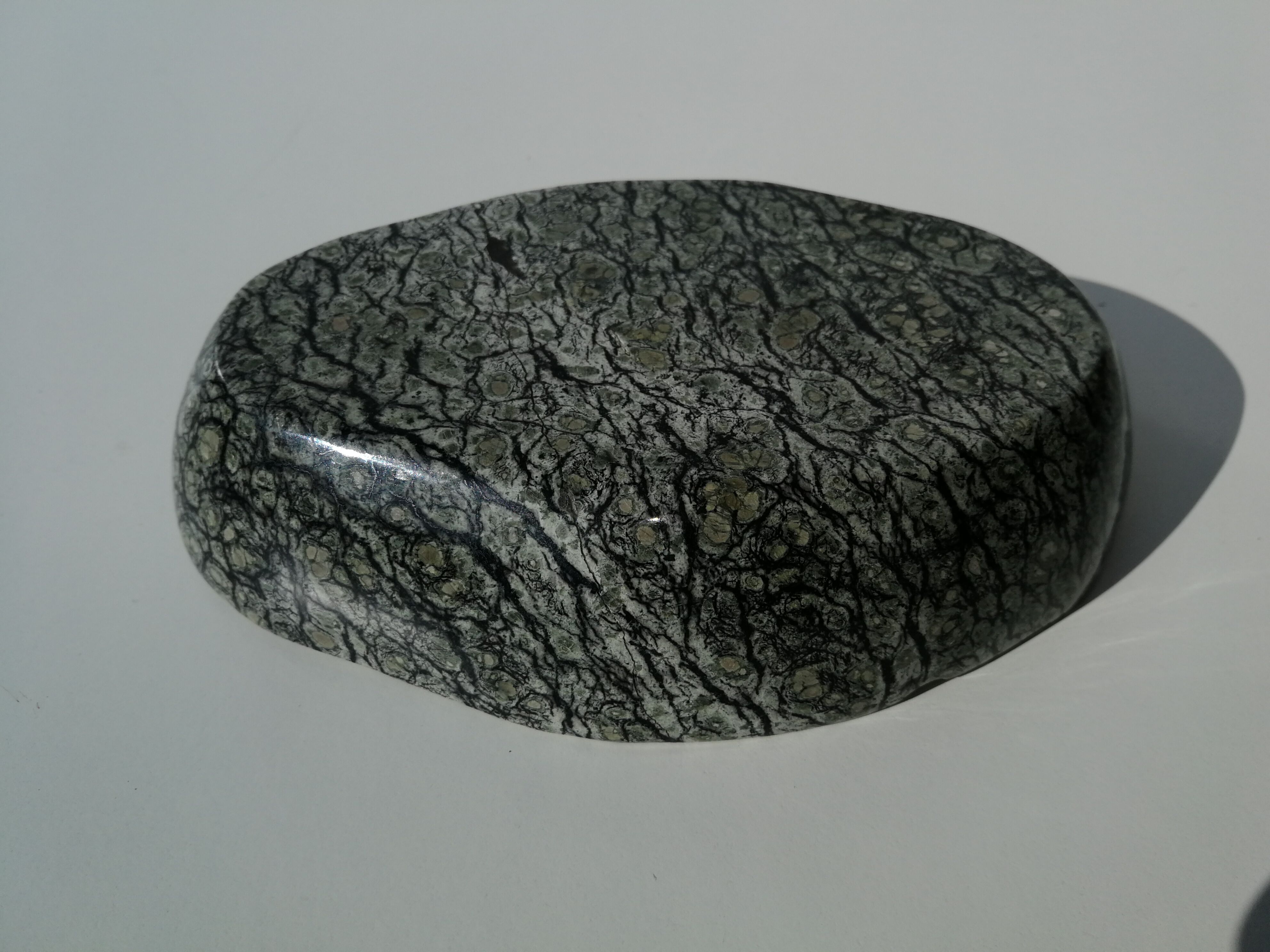 Gray marble ashtray