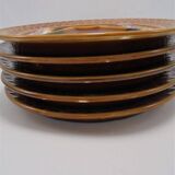 Set of 5 Sarreguemines plates
