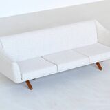 Illum Wikkelso model ML-140 three-seater sofa Laursen Denmark 1960