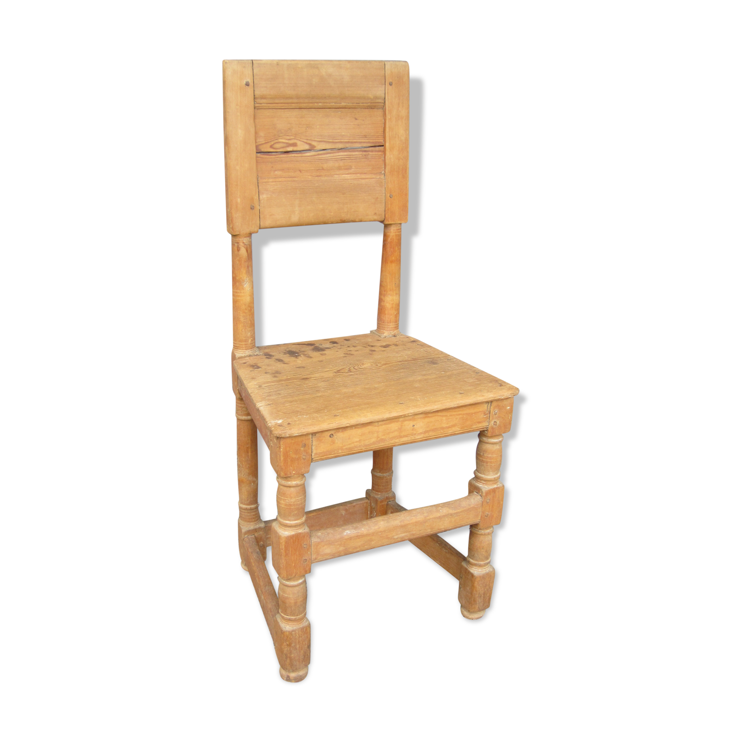 Rustic Scandinavian pine chair