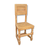 Rustic Scandinavian pine chair