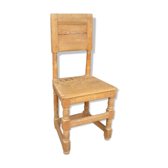 Rustic Scandinavian pine chair