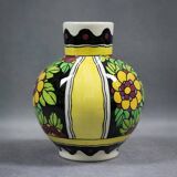 C. CATTEAU - Boch Keramis La Louvière - Art Deco Vase from the 1930s