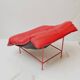Vintage Montis Butterfly lounge chair by Gerard van den Berg in red leather
