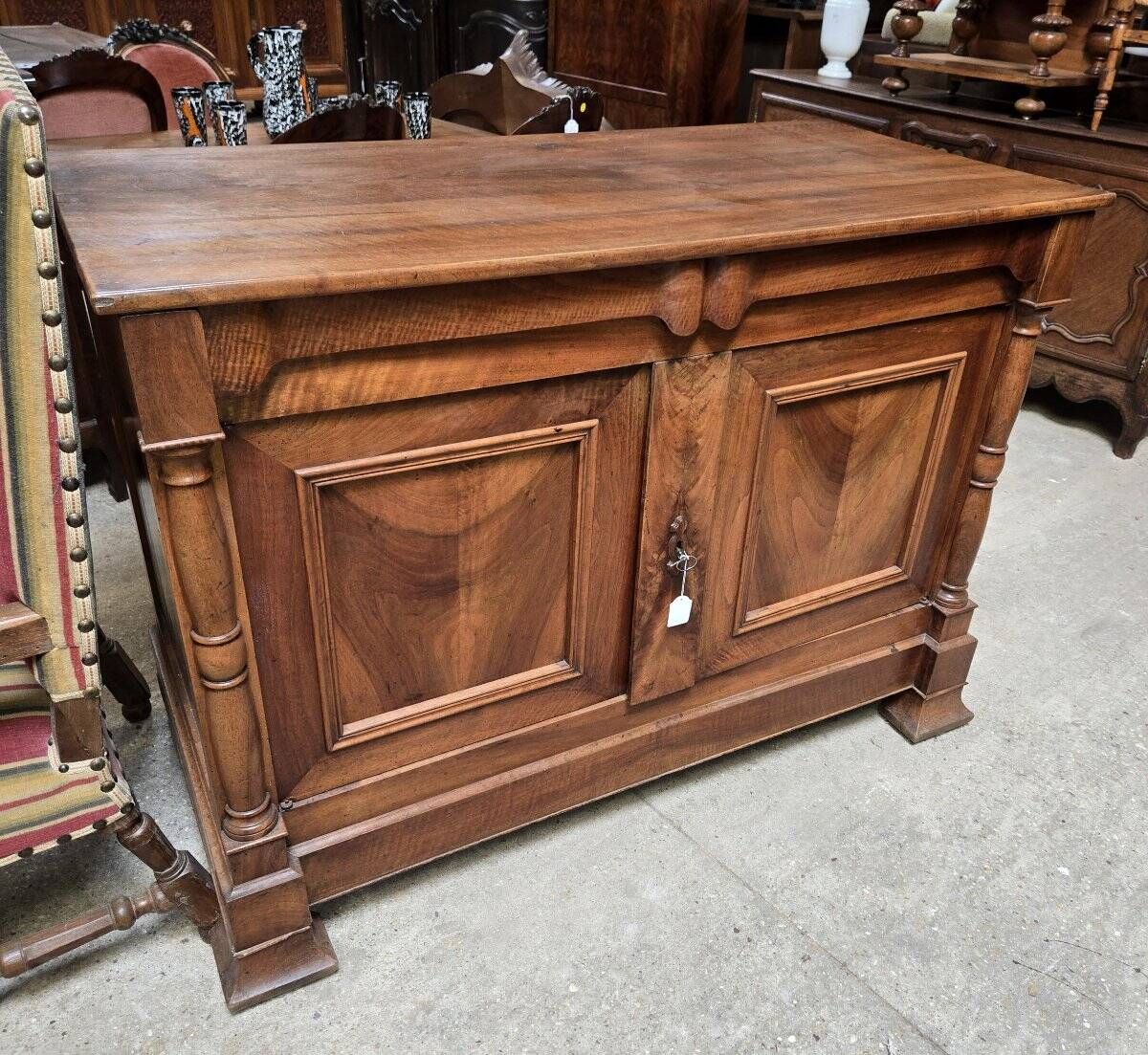 Empire-style walnut buffet