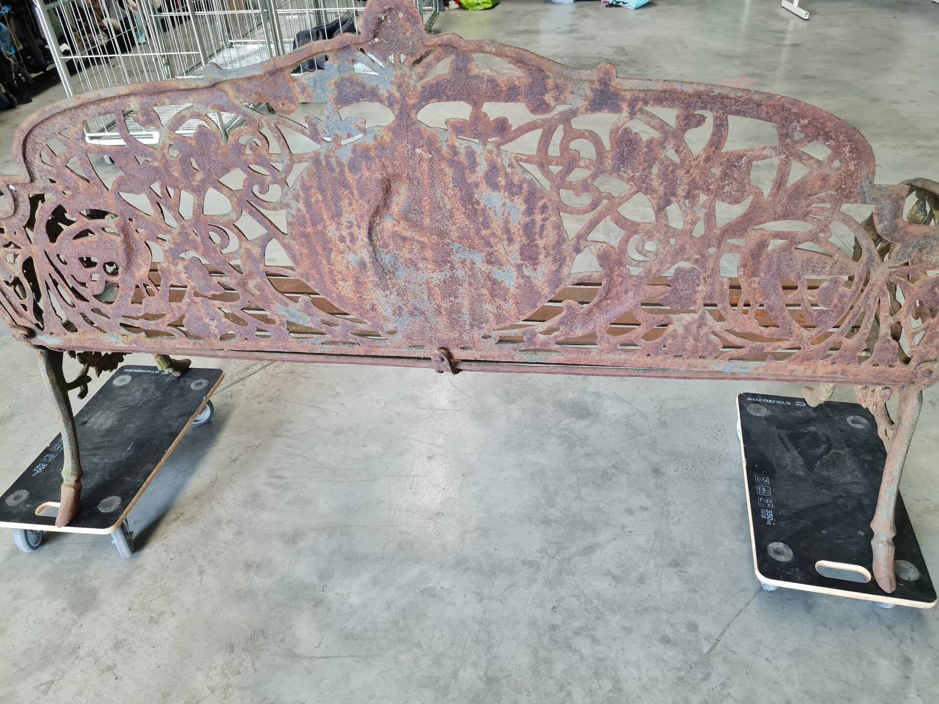 Banc en fonte