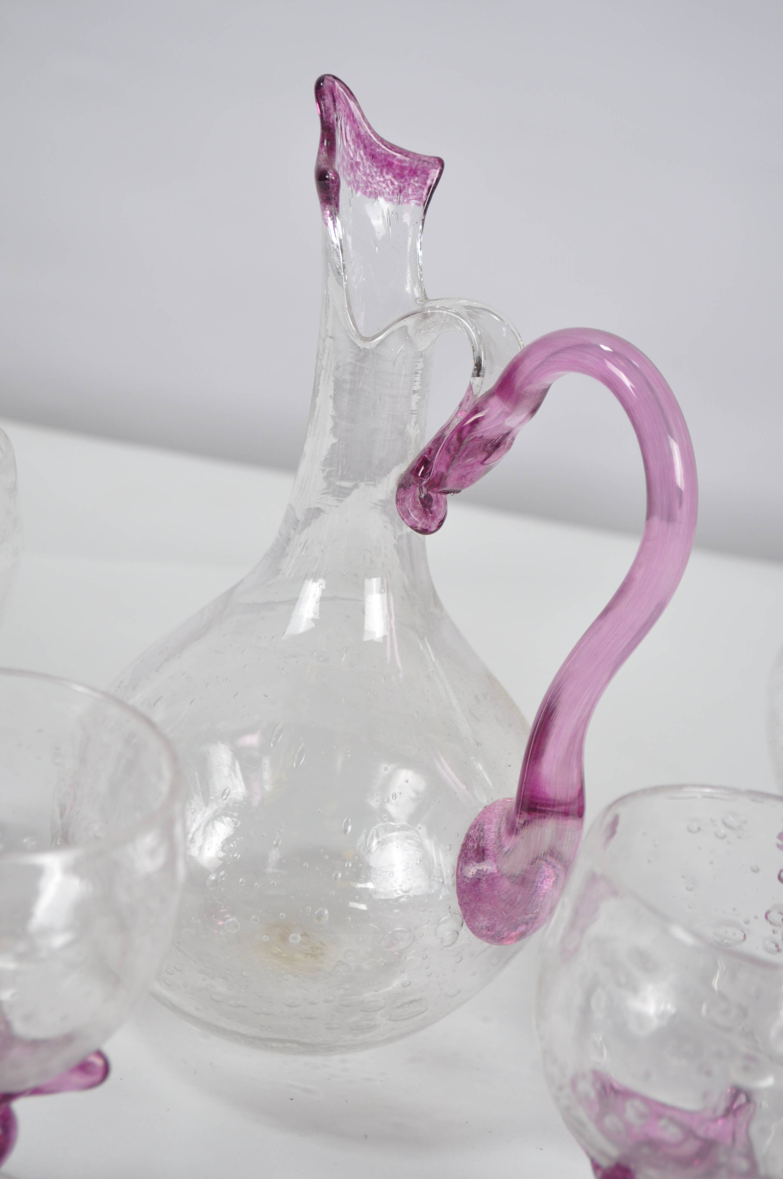 Service Biot 6 verres et carafe