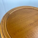 Solid wood tripod pedestal table 1900