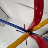 Multicolored children's coat rack