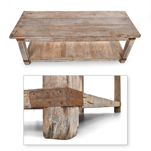 Old teak table