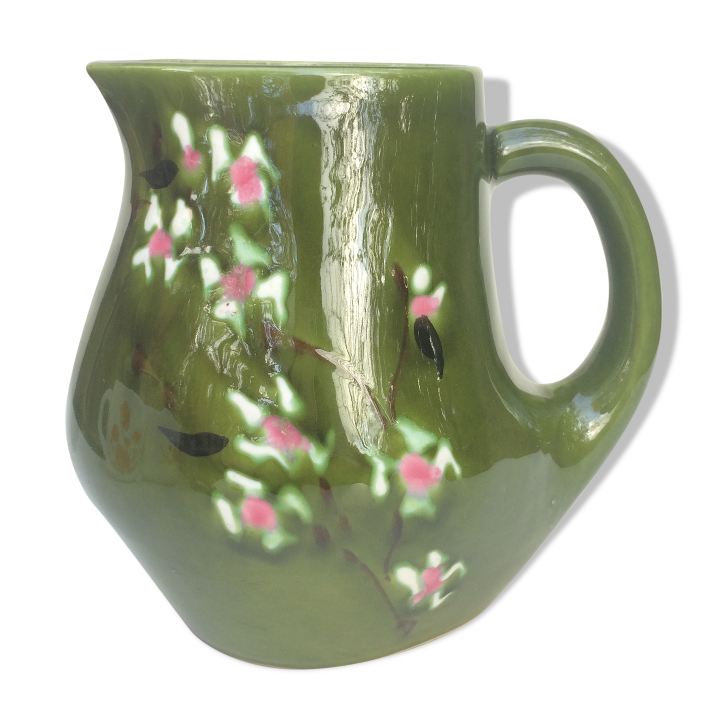 Vintage ceramic pitcher BRESSE