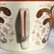 Set of 4 vintage Sarreguemines tea cups and 5 saucers