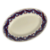 Antique oval plate "Babylon", Badonviller, 1900