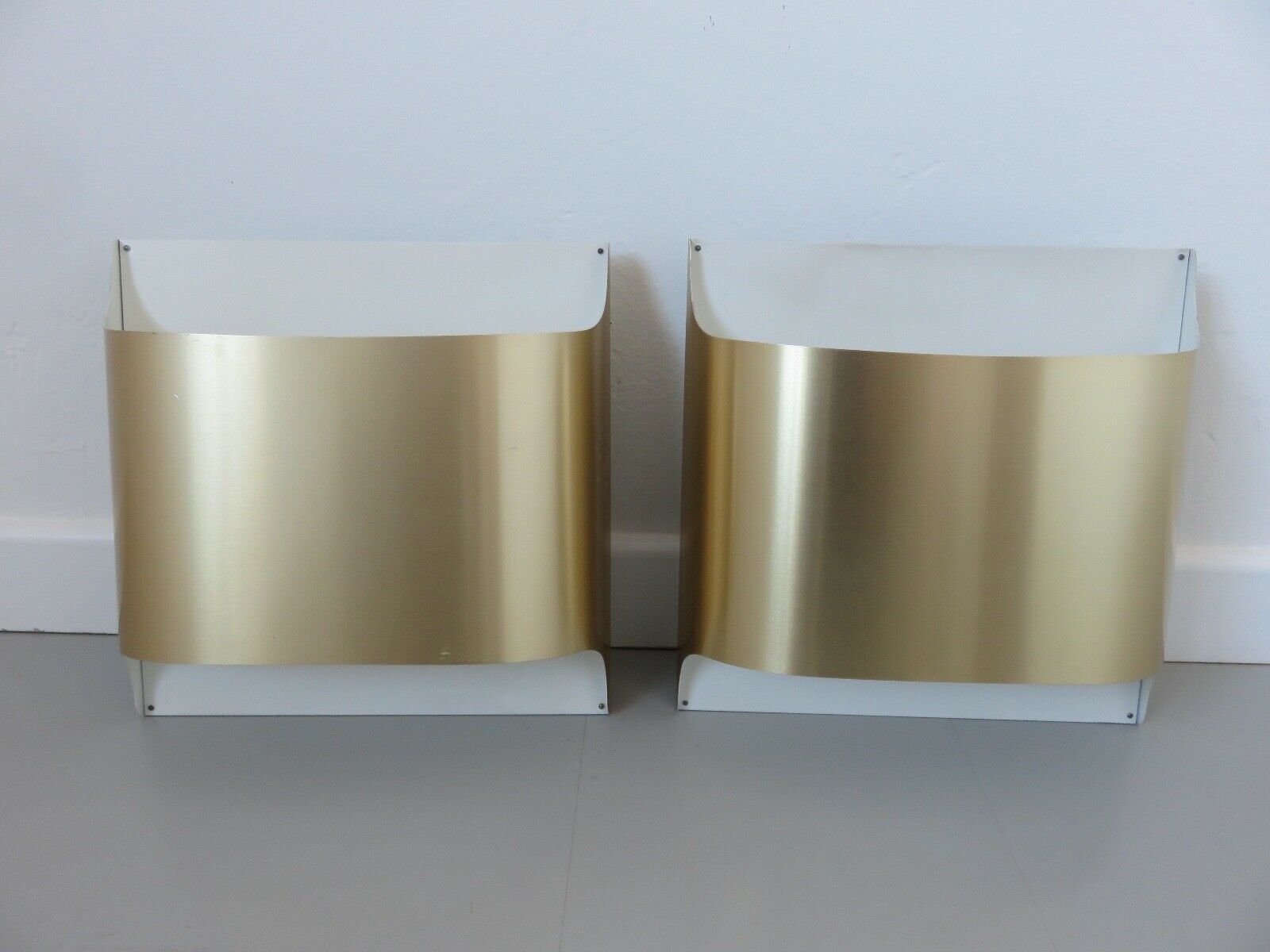 Pair of wall lamps "Staff" years 70
