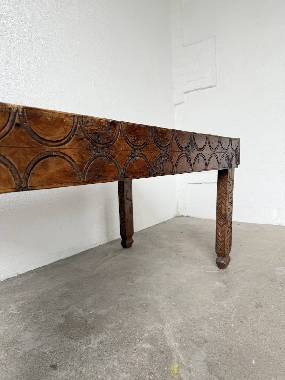 Savoyard folk art coffee table
