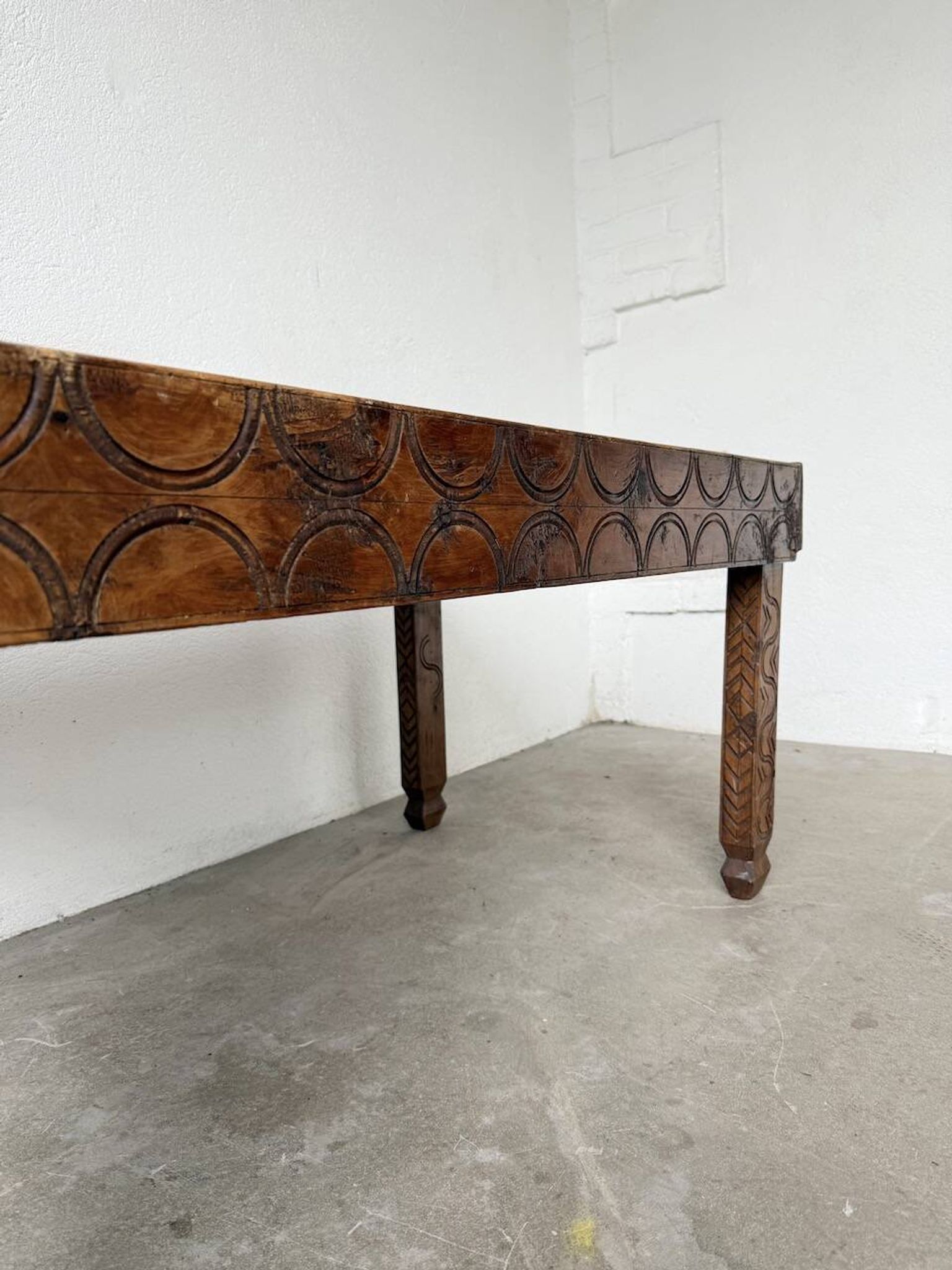 Savoyard folk art coffee table
