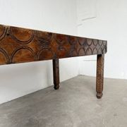 Savoyard folk art coffee table
