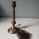 Pied de lampe en bronze massif ciselé – vintage années 50/60