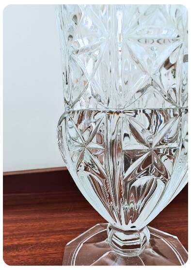 1930s Fidenza Vase – Italian Art Deco Pressed Glass