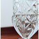 Vase Art déco Fidenza en verre pressé, Italie années 1930