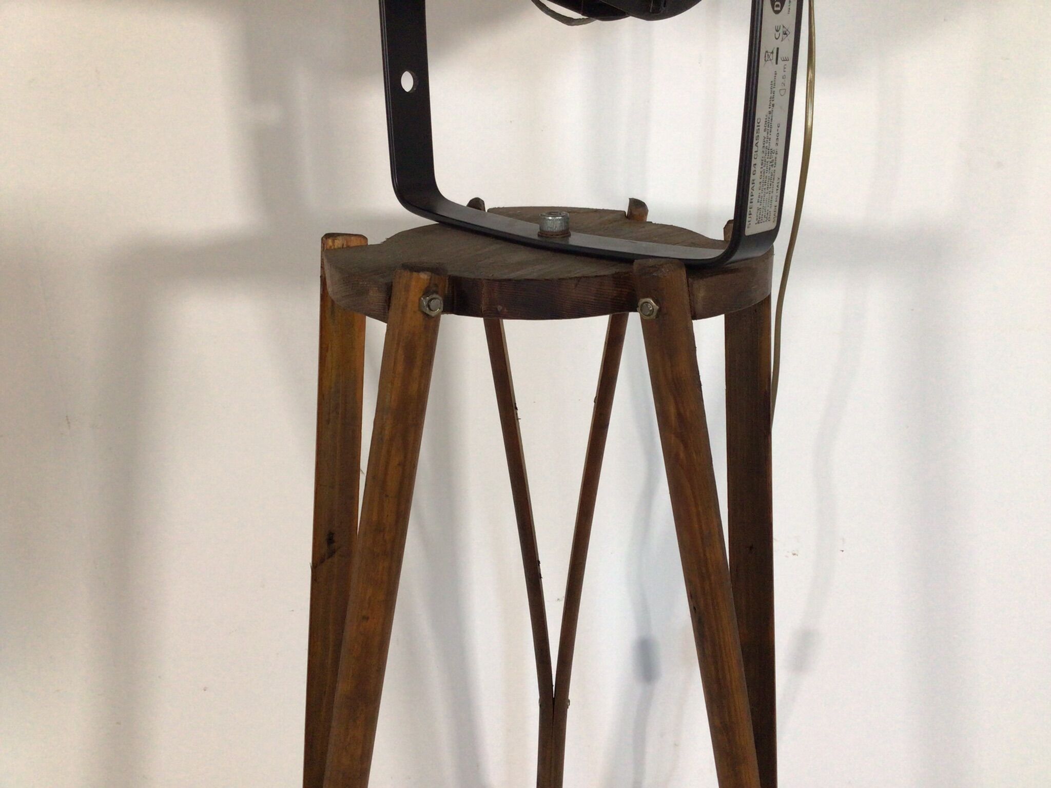 theater spot on wooden tripod