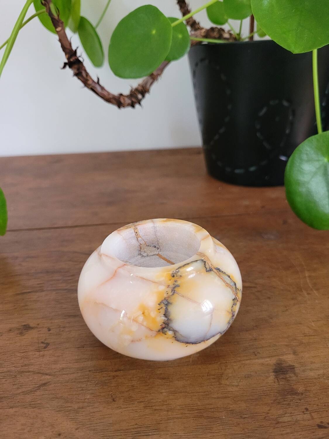 Onyx / Alabaster Candle Holder