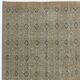 Vintage Handmade Turkish Area Rug for Living Room Decor