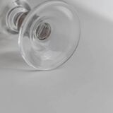 Transparent Crystal Champagne Glasses - Set of 12, Vintage Italian Glassware (1970s)