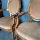 2 fauteuils 4 chaises salon Louis XVI époque XIXeme