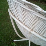 Rattan shell chair