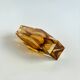 Faceted Murano Sommerso amber vase