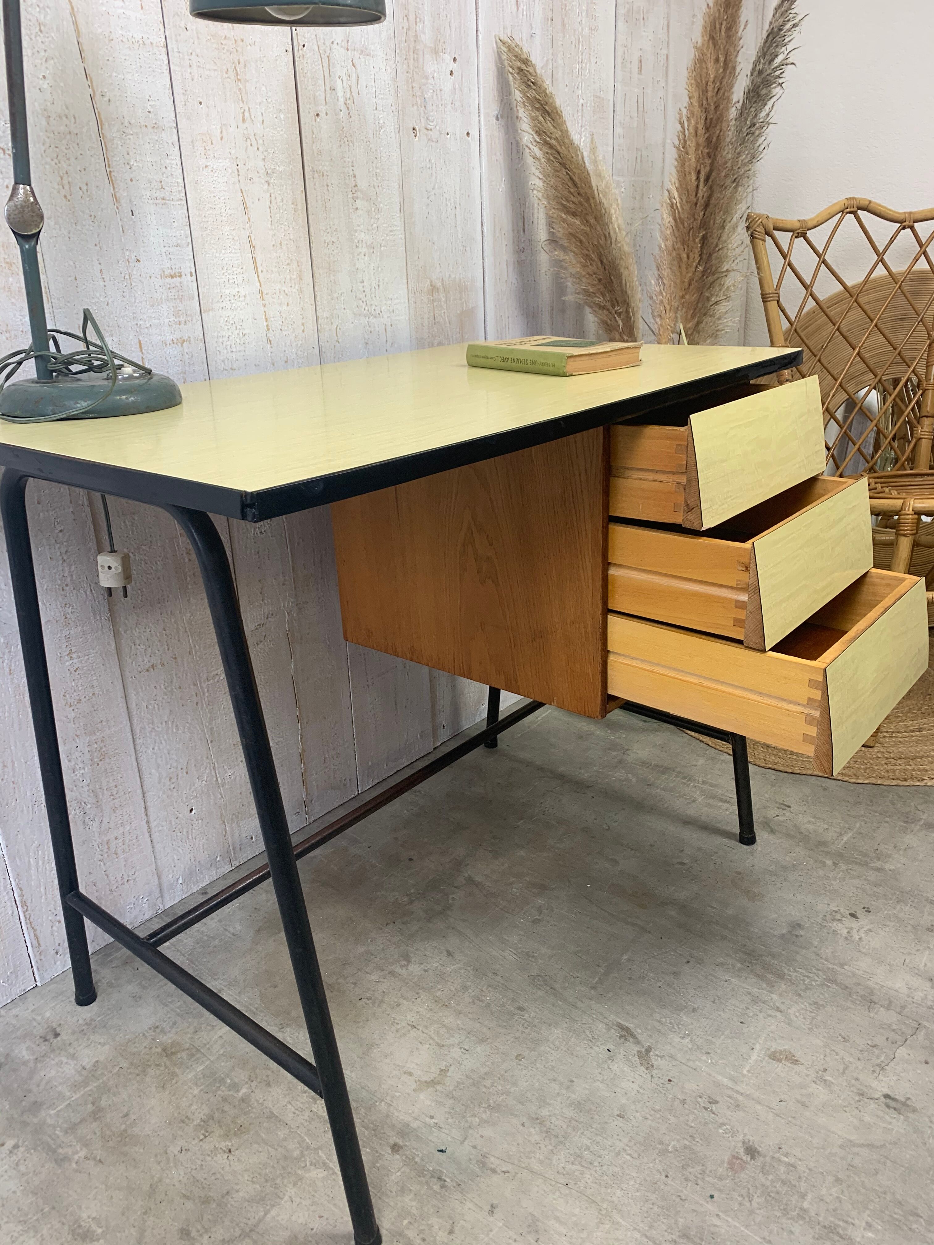 Vintage dressica desk with chair