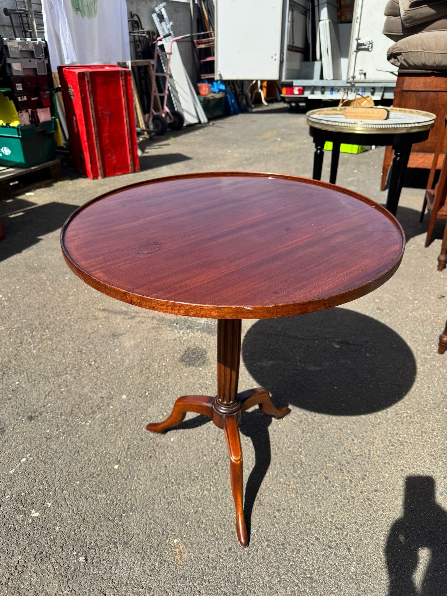 Rare stamped Guéridon by Mailfert / Erotic furniture / Curiosity