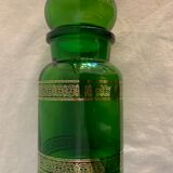 Pharmacy pot in Belgian green glass