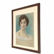 Portrait hommage de 1942 au pastel