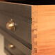 English mahogany black dresser