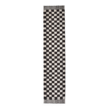 Tapis de couloir marocain à carreaux 2x10 70x303 cm