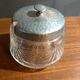 Glass sugar bowl