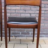 Rosewood Astrid Dining Chairs by Oswald Vermaercke for V-Form, 1962, Set of 5