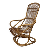 1960s rattan armchair
