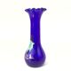 Vase en verre émaillé Coq