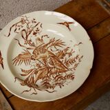 Sepia-colored dish, Congo Longchamp model
