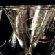 Set of 10 engraved glass water glasses from the 1930s 1940s tabletop art